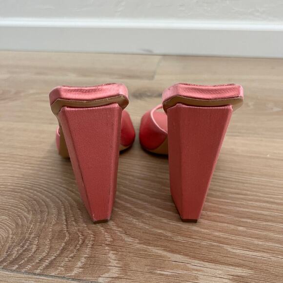 NEW GIA BORGHINI X RHW $445 Rosie Satin Heeled Mules GIABORGHINI - Picture 7 of 10
